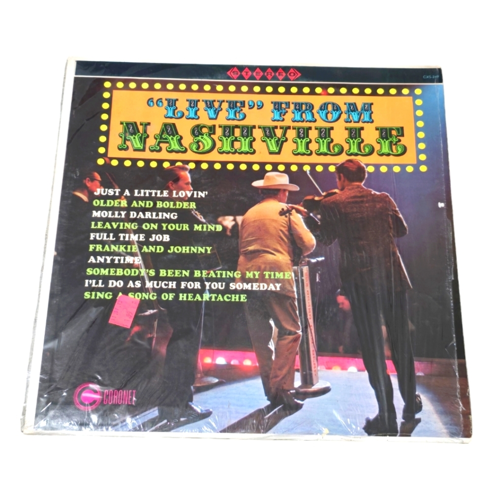 "Live" from Nashille vinyl